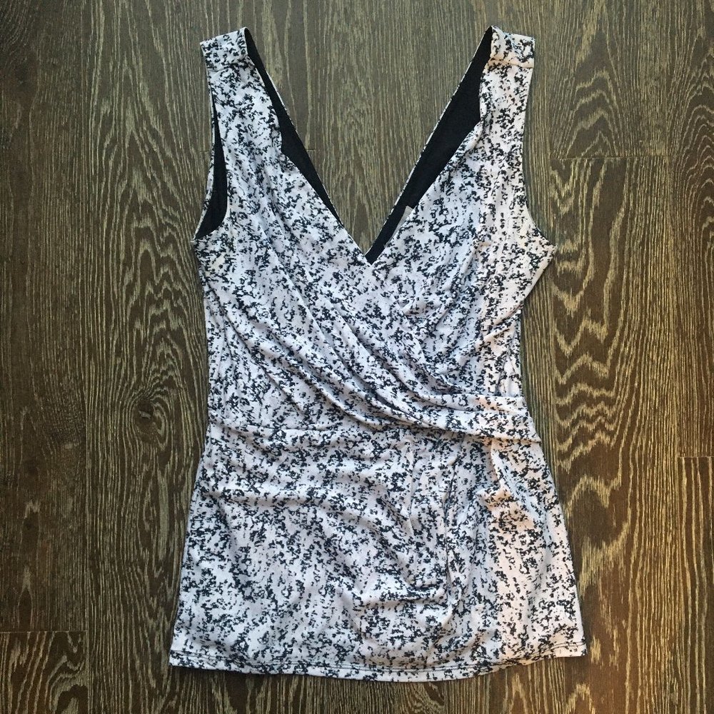 H&M wrap patterned tank top - Sz. S